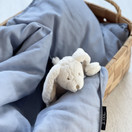 Pellavalakanat, baby, siniharmaa