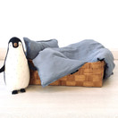 Pellavalakanat, baby, siniharmaa