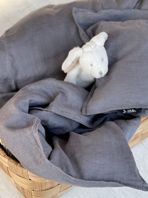 Pellavalakanat, baby, harmaa