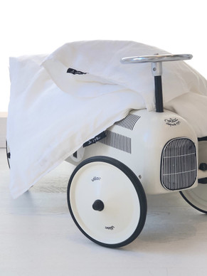 Pellavalakanat, junior, valkoinen