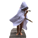 Harmaja pyyhe, valkoinen 