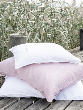 Ohut pellavatyynyliina 80x60 cm, 100% pellavaa