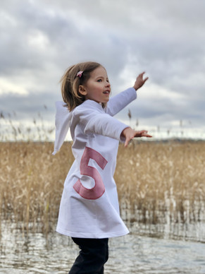 Ulappahuppumekko, koot 86-116cm