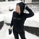 Ulappa huppari, painatuksella