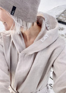 Usva pellava-aamutakki, beige