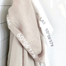 Usva pellava-aamutakki, beige