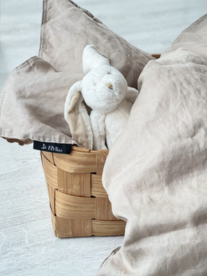 Pellavalakanat, baby, beige