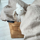 Pellavalakanat, baby, beige