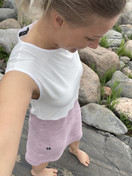 Aalto mekko, bambua ja pellavaa