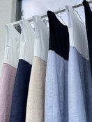 Aalto mekko, bambua ja pellavaa