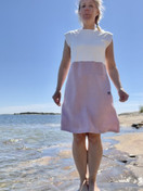 Aalto mekko, bambua ja pellavaa