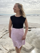 Aalto mekko, bambua ja pellavaa