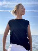 Silkkivillatoppi, musta