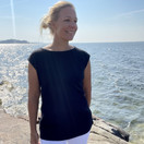 Silkkivillatoppi, musta