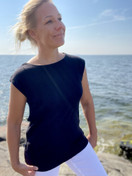 Silkkivillatoppi, musta