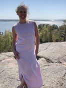 Saari mekko (100% pellavaa)