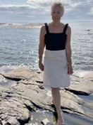 TYYNI mekko, bambua ja pellavaa