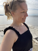 TYYNI mekko, bambua ja pellavaa