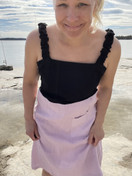 TYYNI mekko, bambua ja pellavaa