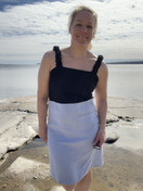 TYYNI mekko, bambua ja pellavaa