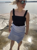 TYYNI mekko, bambua ja pellavaa