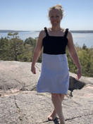 TYYNI mekko, bambua ja pellavaa