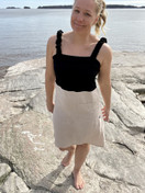 TYYNI mekko, bambua ja pellavaa