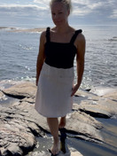 TYYNI mekko, bambua ja pellavaa