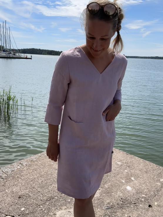LOISTO mekko (100% pellavaa)