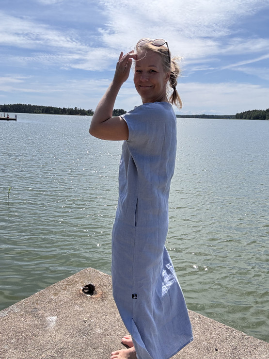 USVA mekko (100% pellavaa)