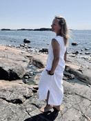 Saari mekko (100% pellavaa)