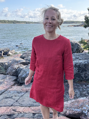 LOISTE mekko (100% pellavaa)