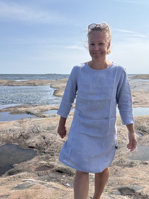 LOISTE mekko (100% pellavaa)