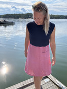 Aalto mekko, bambua ja pellavaa