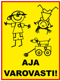 Varo lapsia 2 kyltti