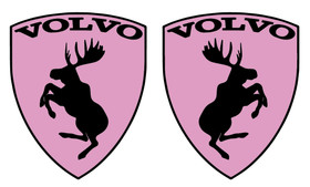 Volvo hirvitarra pinkki pari
