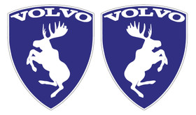 Volvo hirvitarra sininen pari
