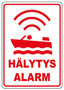 Veneessä hälytys-alarm