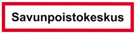 Savunpoistokeskus tarra