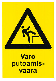 Varo putoamisvaara kyltti