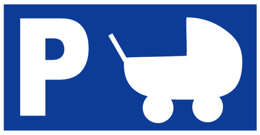 Vaunuparkki vaaka kyltti