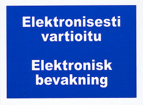 Elektronisesti vartioitu kyltti