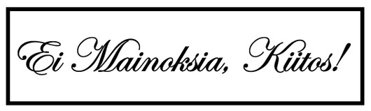 Ei mainoksia kiitos 3 kyltti