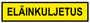Eläinkuljetus tarra