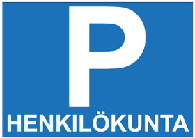 Henkilökunta kyltti