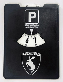 Volvo hirvi parkkikiekko musta