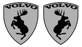 Volvo hirvitarra hopea pari