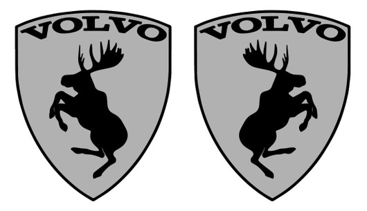 Volvo hirvitarra hopea pari