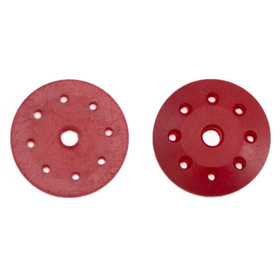 Ultimate 16mm CONICAL SHOCK PISTONS RED (8x1.2mm) (2pcs)