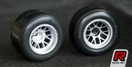 Ride Front F-1 rubber tire preglued for F-104, ETS tire 1 pair
